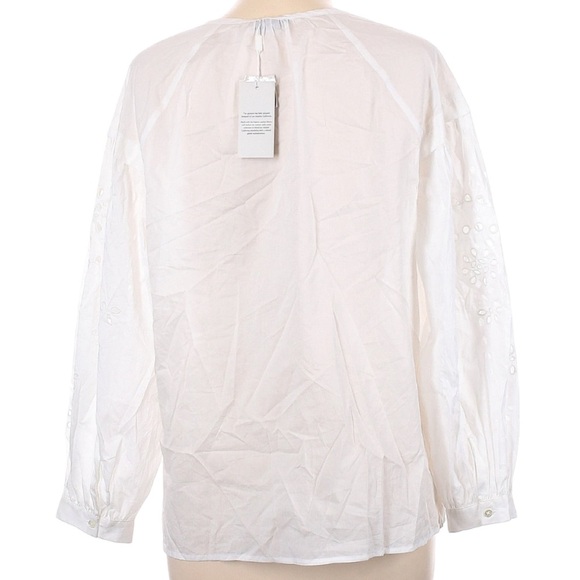 Rails Dari 100% Cotton Blouse with Eyelet Sleeve Detail. Size L - Picture 9 of 14